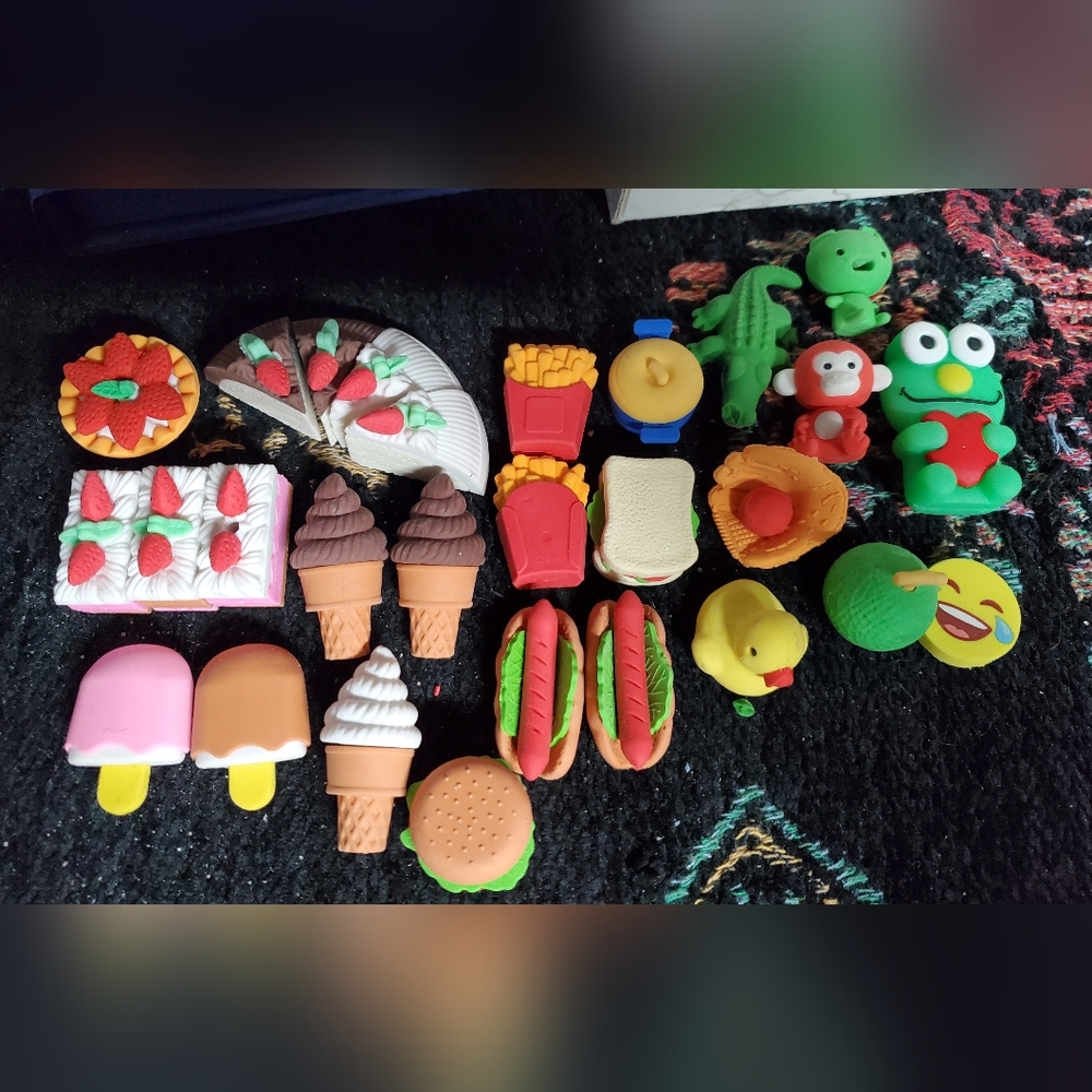 Mini Erasers